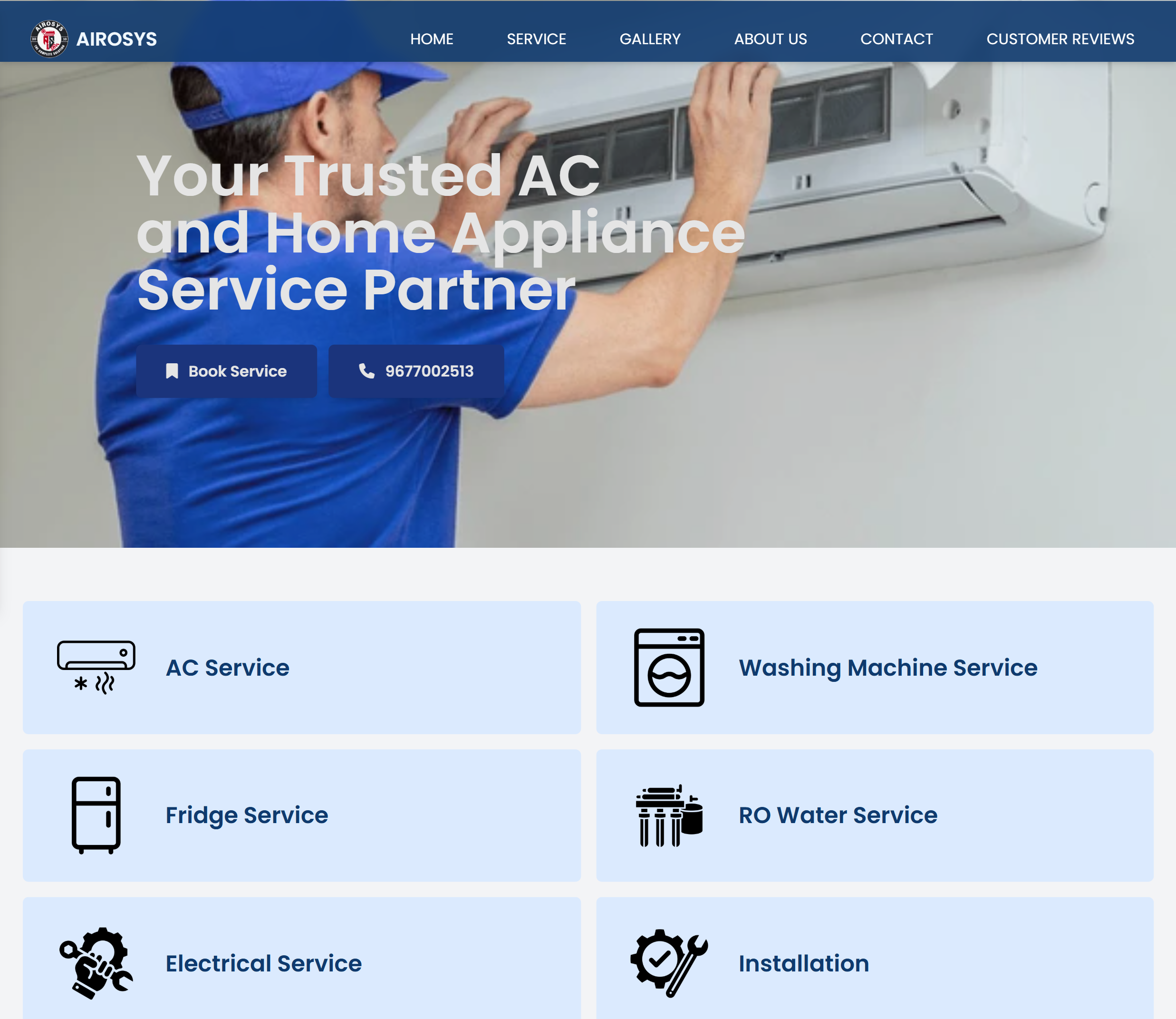 AC Service Website